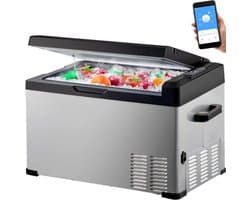 Camping KoelkastKoelbox Auto Koelkast Koelkast Boot Draagbare Vriezer 12V32Qt Kampeerkoelkast voor Buitengebruik