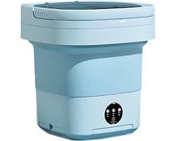 Opvouwbare Wasmachine - Mini Wasmachine - Snel Wassen - 11 Liter Capaciteit - 32 cm Hoog - Blauw